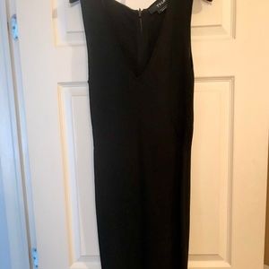 Long moulant dress comes lower than knee